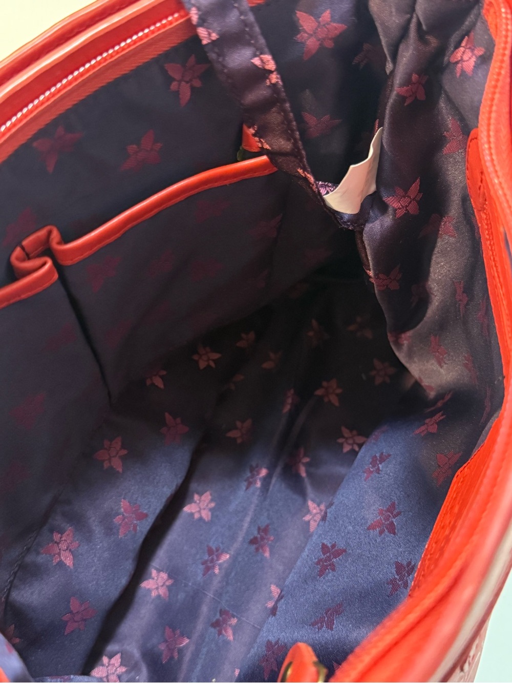 ANUSCHKA Coral red Floral Crossbody bag - Picture 5 of 11